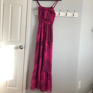 Pink Maxi Dress, XS